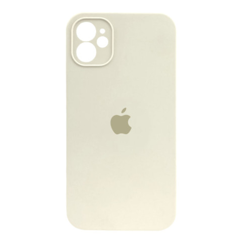 Чохол Silicone Case Full Camera Square для iPhone 11 Antique white